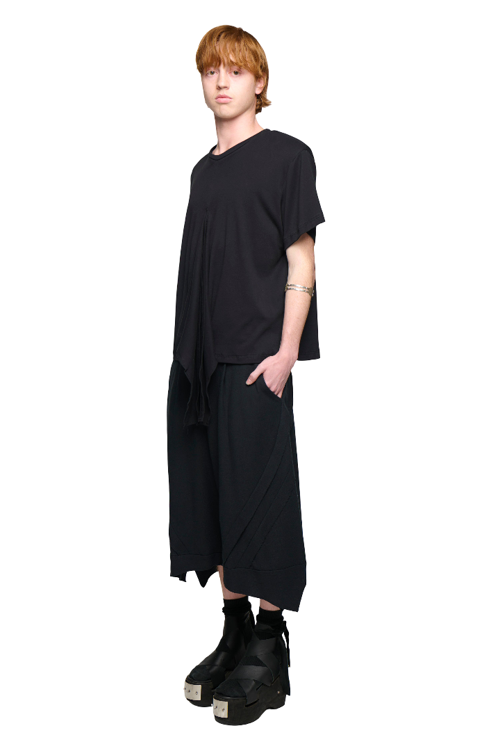 Terry Pirate Short - Black-Karlaidlaw-APOC STORE