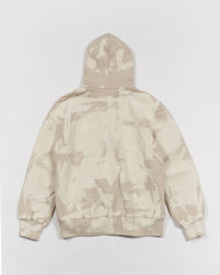 Painted Zip-Up Hoodie Beige-EGNARTS-APOC STORE