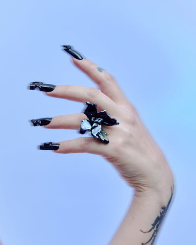 Black dream Ring-Pia Glassworks-APOC STORE