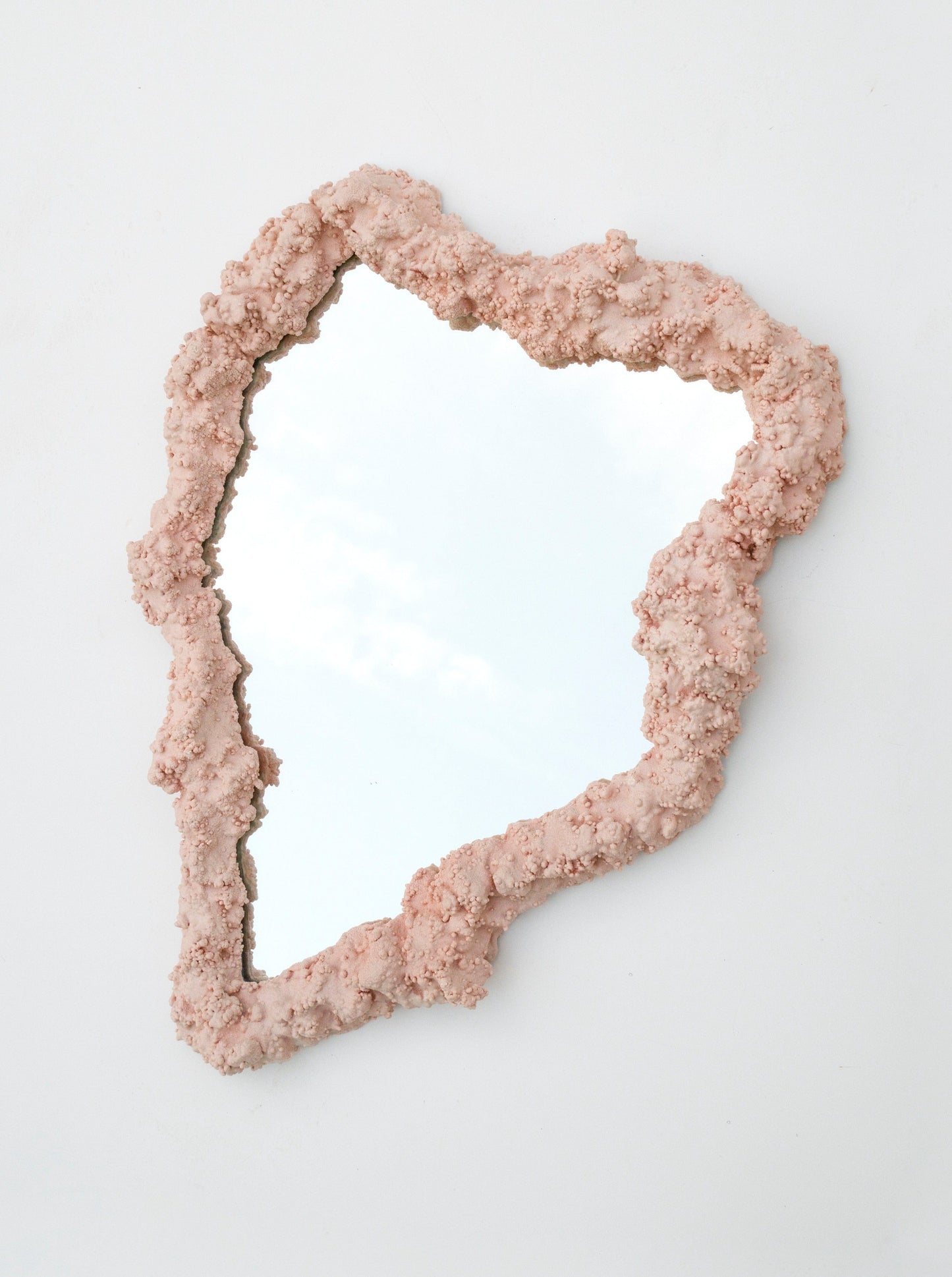 1 of 1 Botryoidal mirror pink large-Elissa Lacoste-APOC STORE