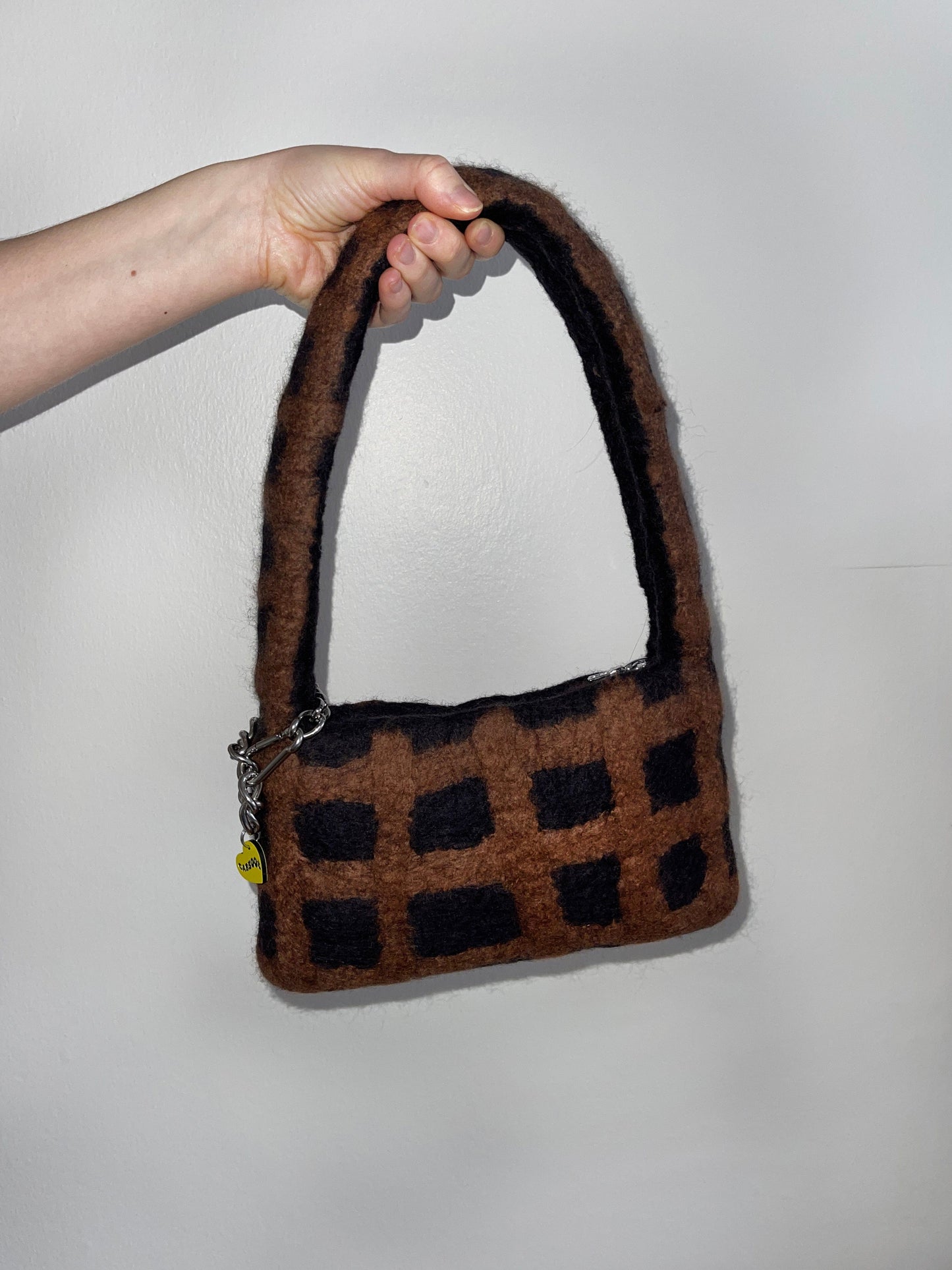 PLAID BAG #2 - Charcoal / Mid Brown-Carboot-APOC STORE