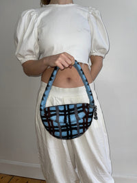 PLAID BAG #3 - Baby Blue / Black-Carboot-APOC STORE