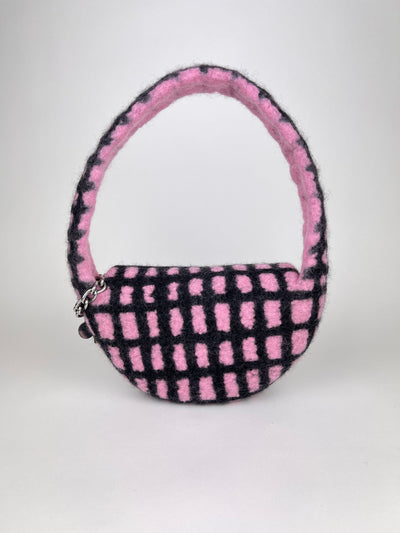PLAID BAG #4 - Baby Pink / Black-Carboot-APOC STORE