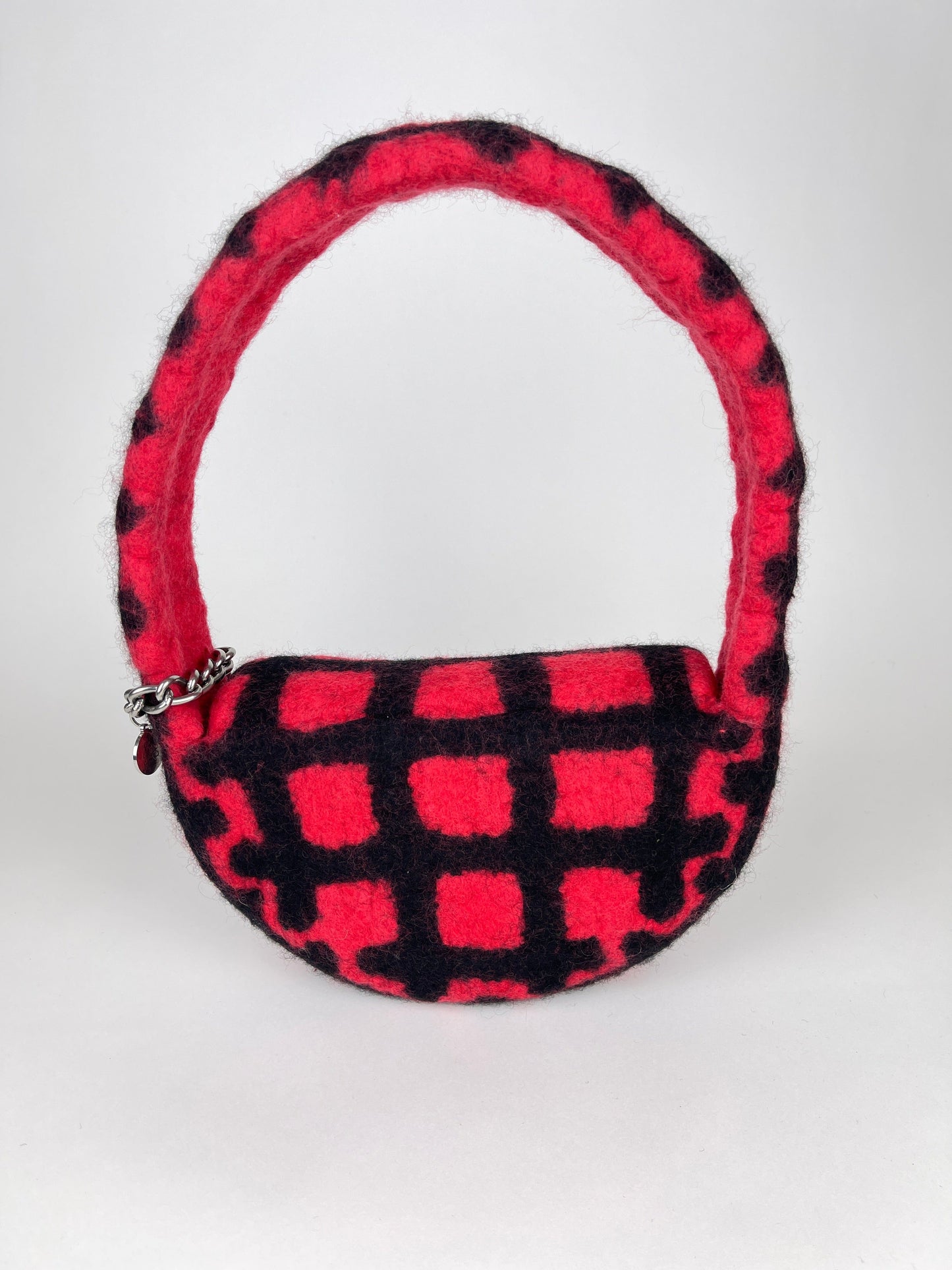 PLAID BAG #5 - Red / Black-Carboot-APOC STORE
