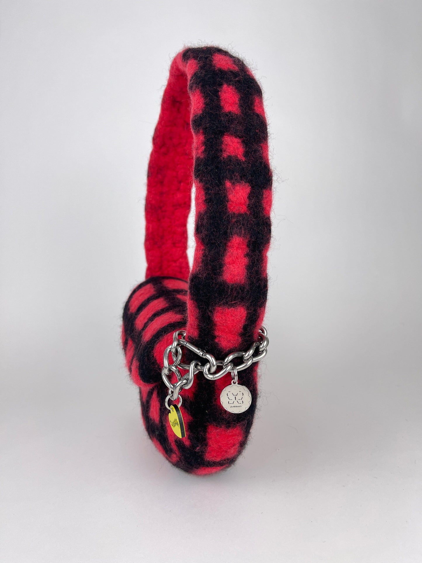 PLAID BAG #5 - Red / Black-Carboot-APOC STORE