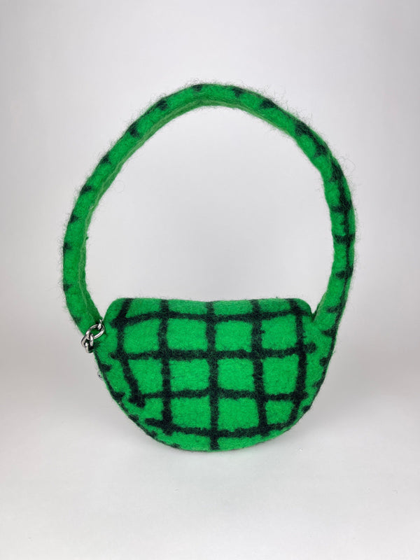 PLAID BAG #6 - Green / Black-Carboot-APOC STORE