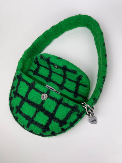 PLAID BAG #6 - Green / Black-Carboot-APOC STORE
