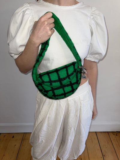 PLAID BAG #6 - Green / Black-Carboot-APOC STORE