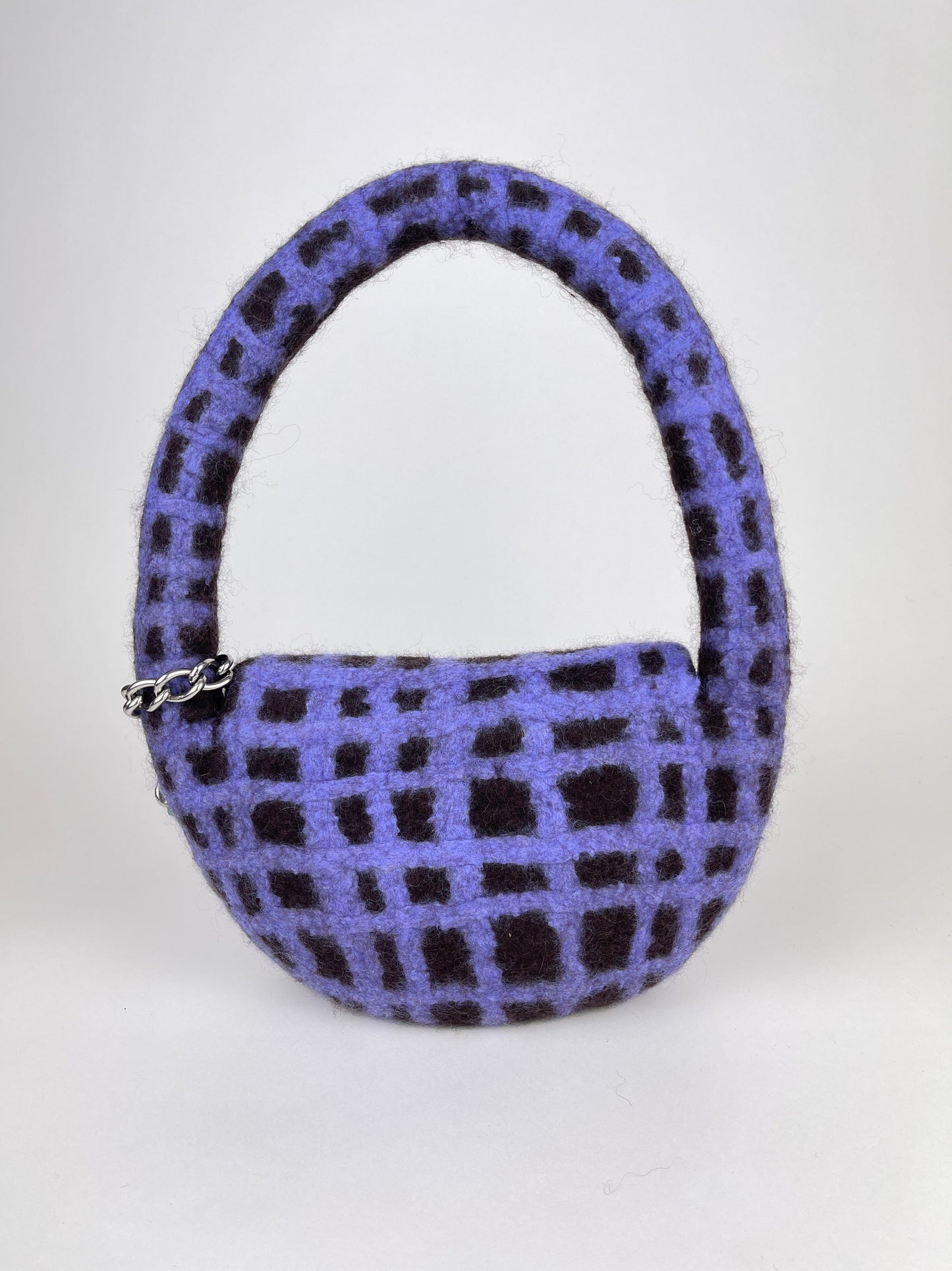 PLAID BAG #14 - Bitter Choc / Purple-Carboot-APOC STORE