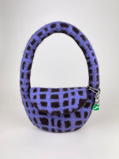 PLAID BAG #14 - Bitter Choc / Purple-Carboot-APOC STORE