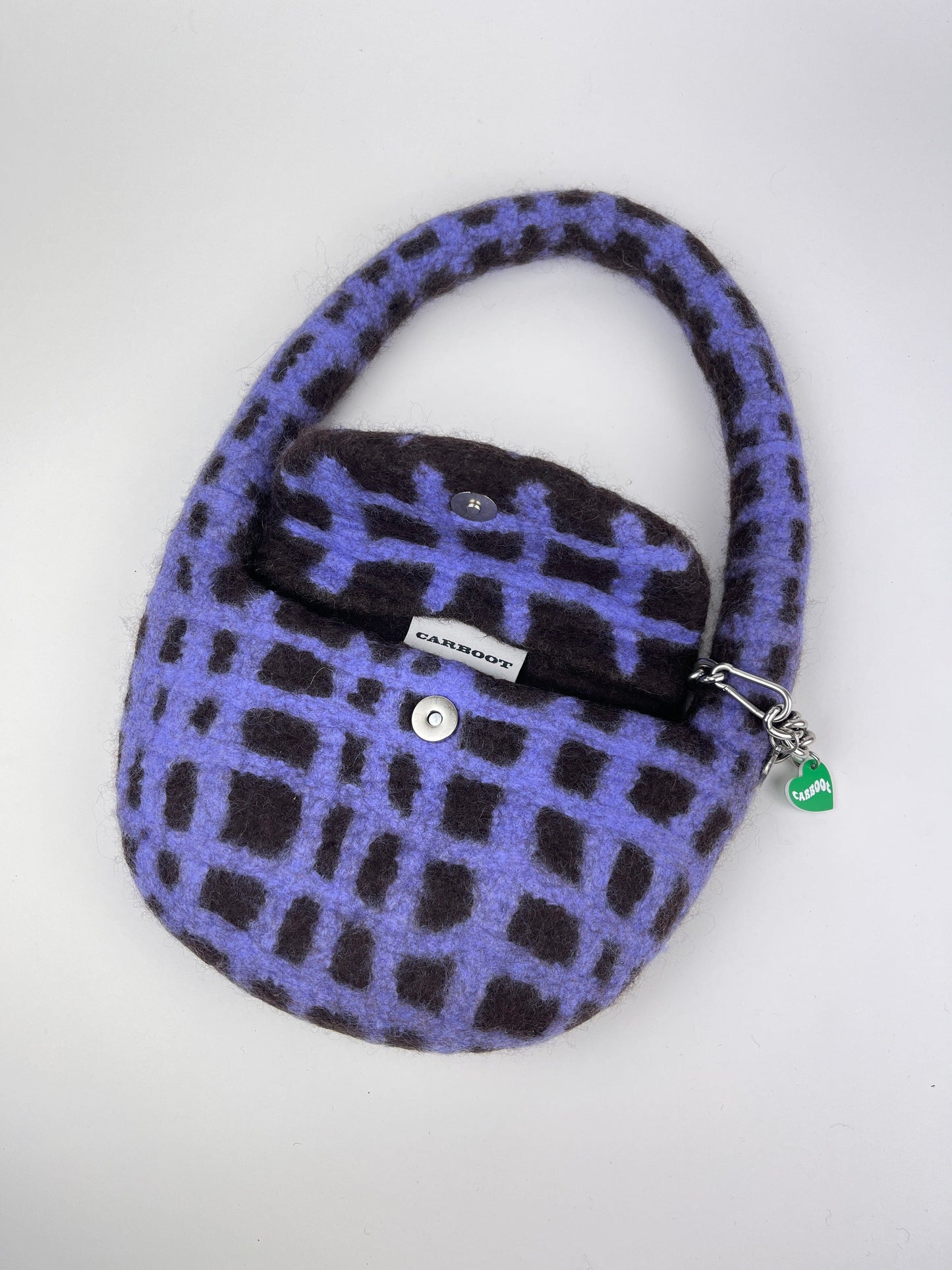 PLAID BAG #14 - Bitter Choc / Purple-Carboot-APOC STORE