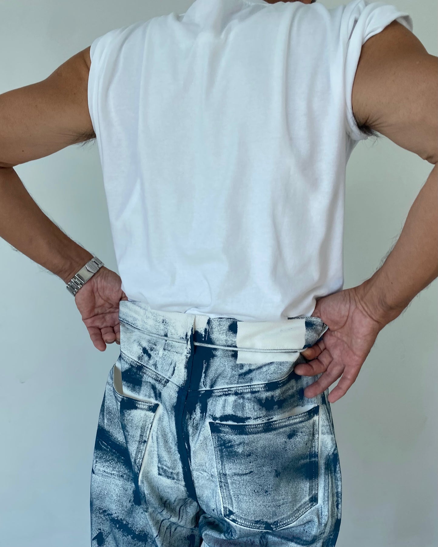 Painted Pants Denim-EGNARTS-APOC STORE