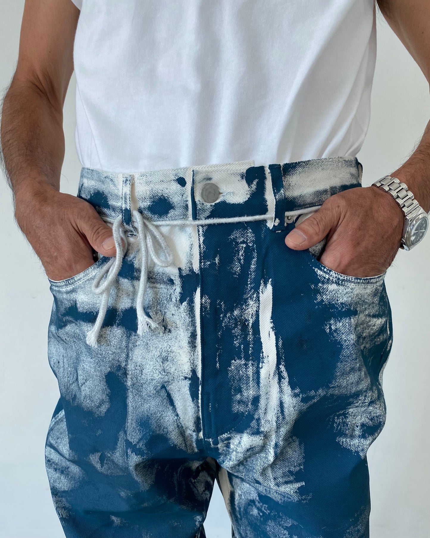 Painted Pants Denim-EGNARTS-APOC STORE