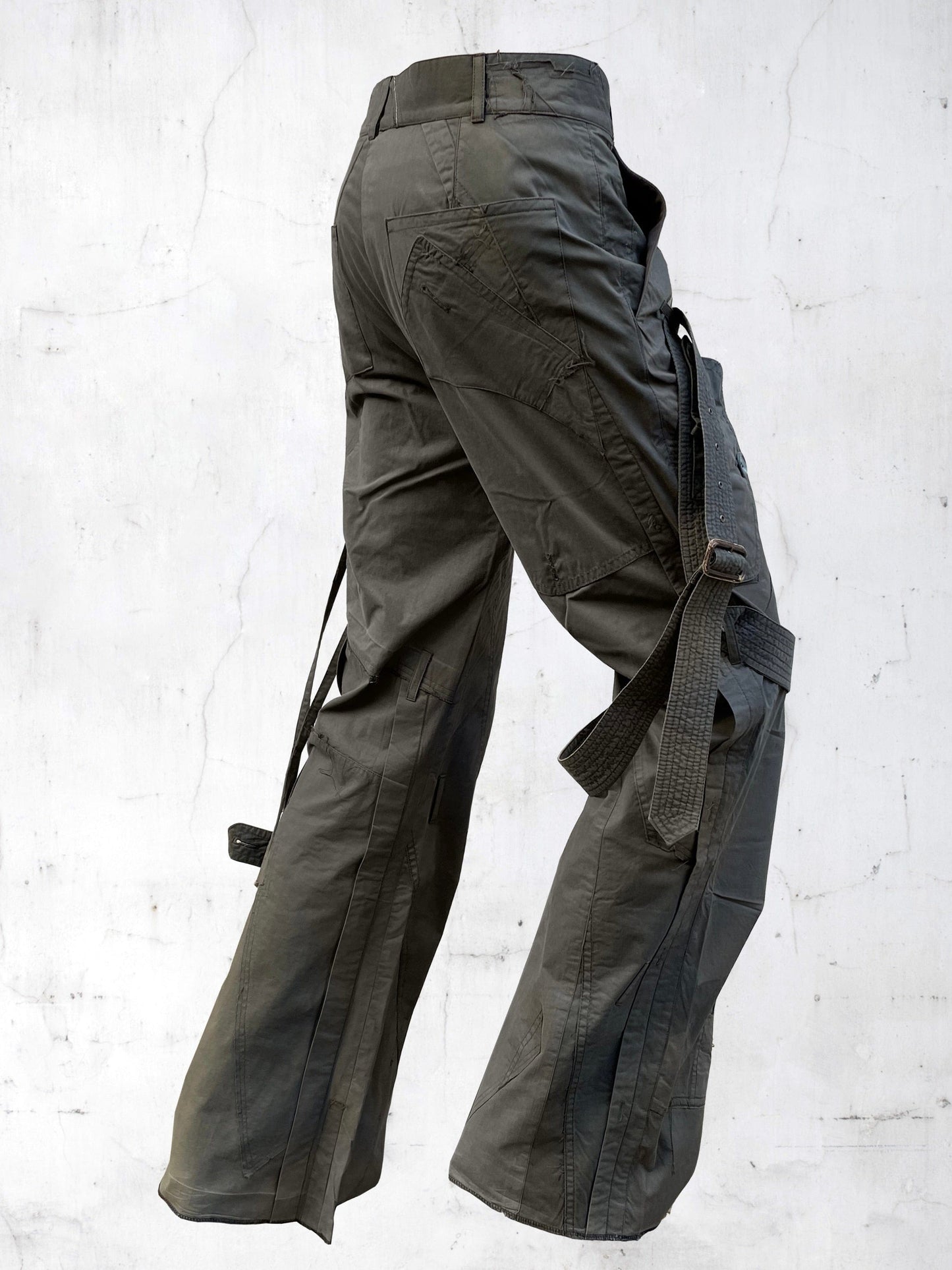 SUBMARINE PATCHWORK PANTS KAKI-UNDER THE SIGN-APOC STORE