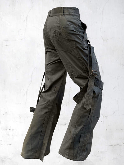 SUBMARINE PATCHWORK PANTS KAKI-UNDER THE SIGN-APOC STORE