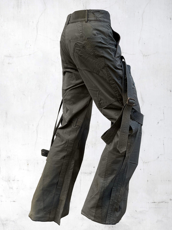 SUBMARINE PATCHWORK PANTS KAKI-UNDER THE SIGN-APOC STORE