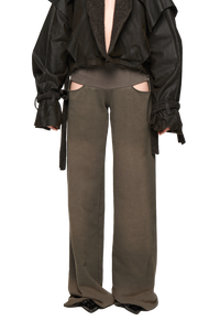 Bleached North Pant - Petrol-Karlaidlaw-APOC STORE