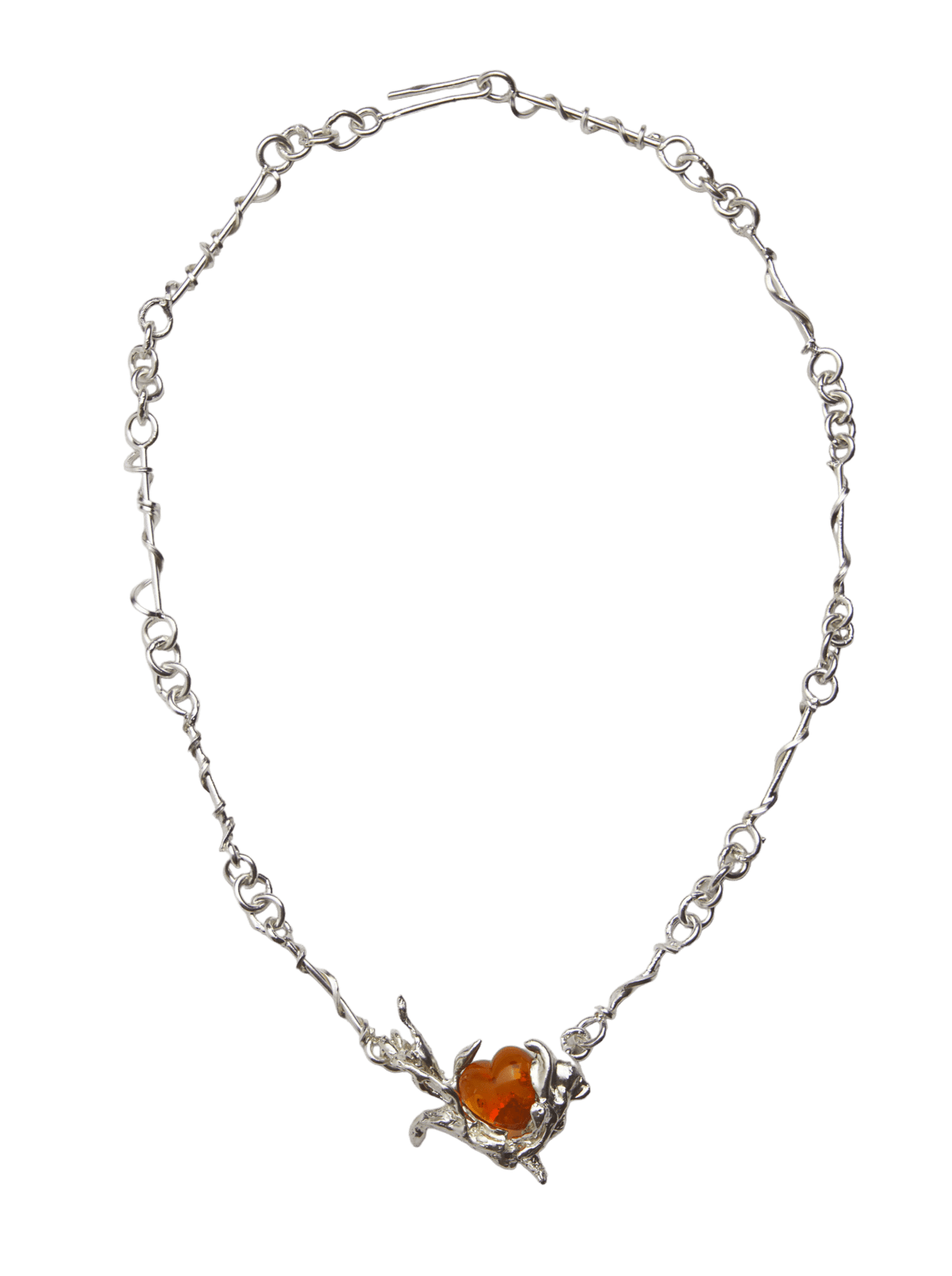 AMBER HEART NECKLACE-Colombe d’Humieres-APOC STORE