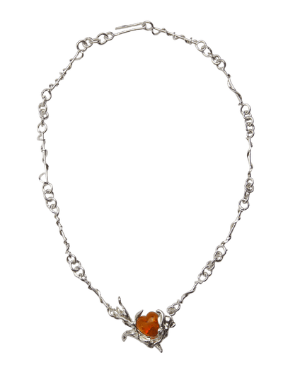 AMBER HEART NECKLACE-Colombe d’Humieres-APOC STORE