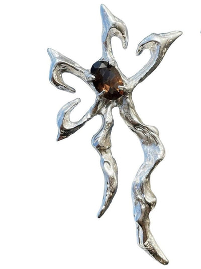 Harmony Earrings Smokey Quartz-Moira x Mel-APOC STORE