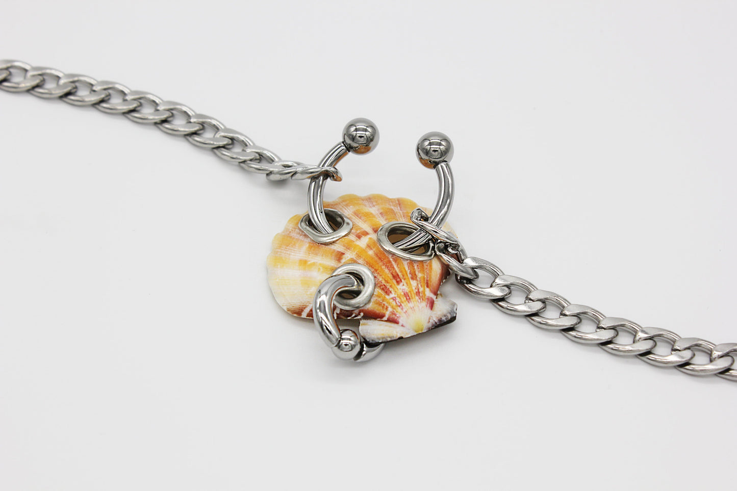 Pierced Shell Necklace-Corrina Goutos-APOC STORE