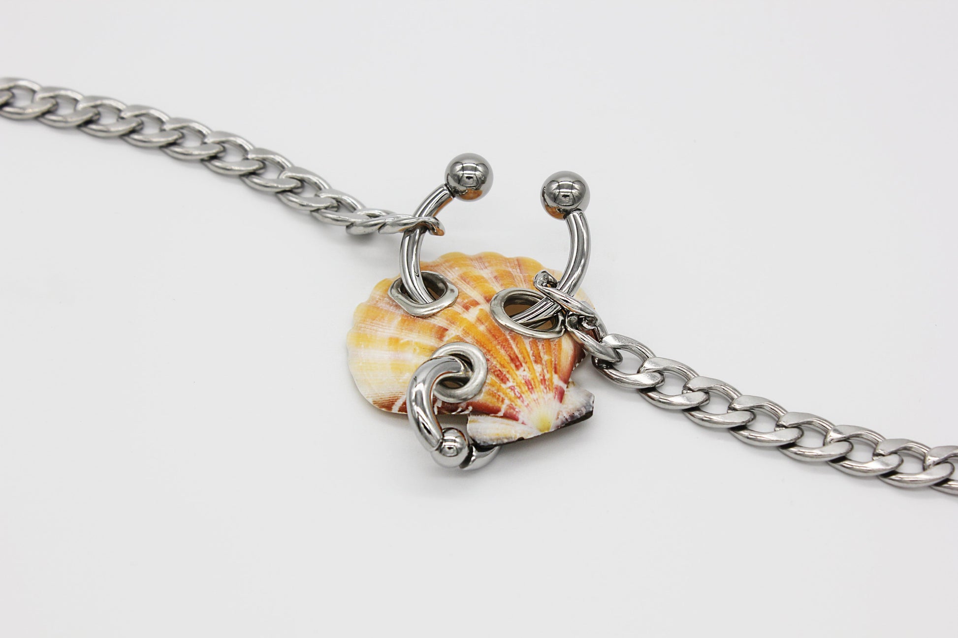 Pierced Shell Necklace-Corrina Goutos-APOC STORE