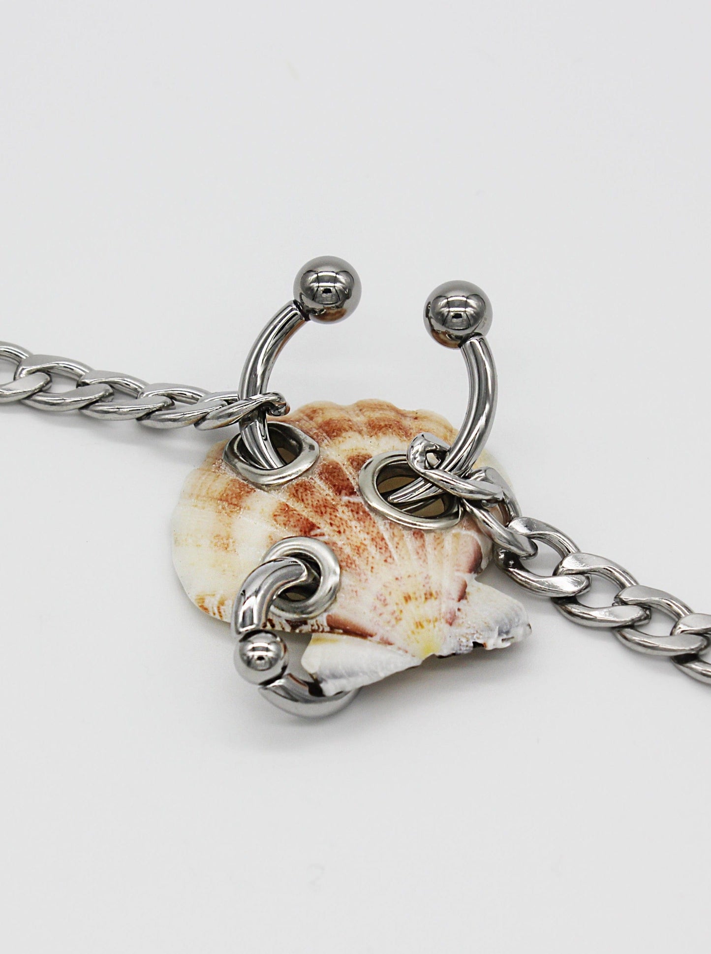 Pierced Shell Necklace-Corrina Goutos-APOC STORE