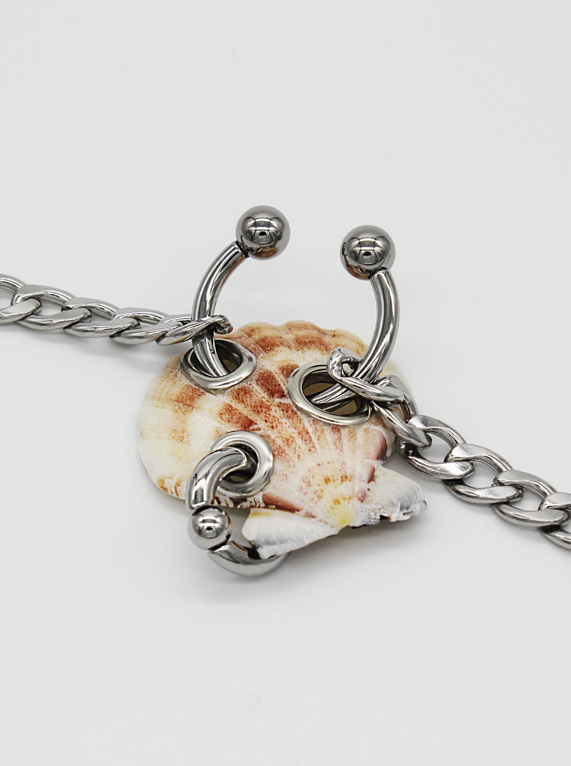 Pierced Shell Necklace-Corrina Goutos-APOC STORE
