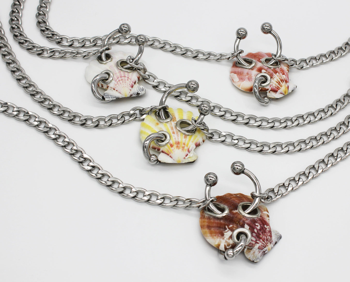 Pierced Shell Necklace-Corrina Goutos-APOC STORE