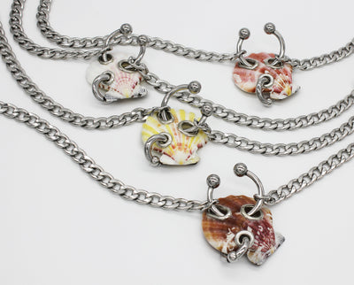 Pierced Shell Necklace-Corrina Goutos-APOC STORE