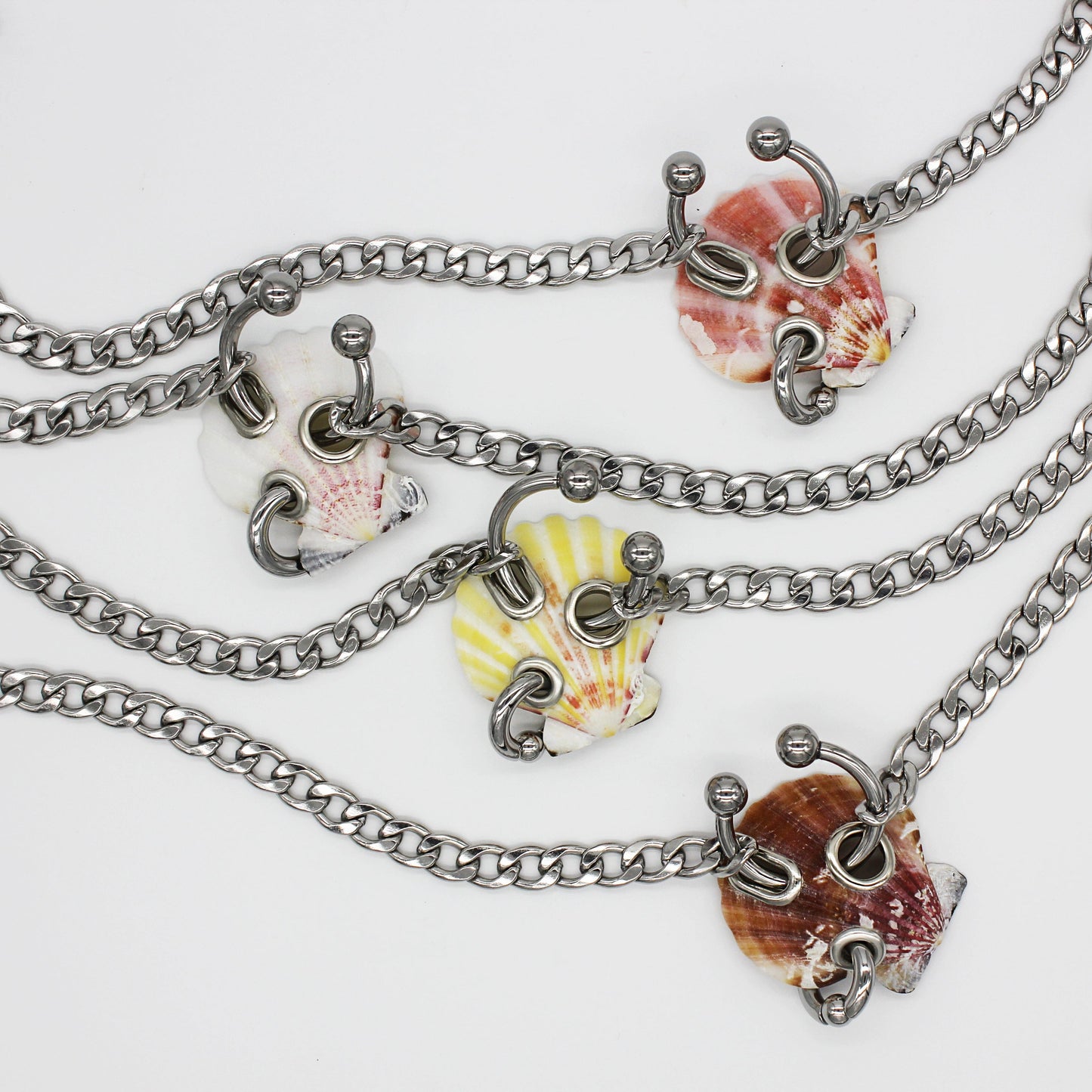 Pierced Shell Necklace-Corrina Goutos-APOC STORE