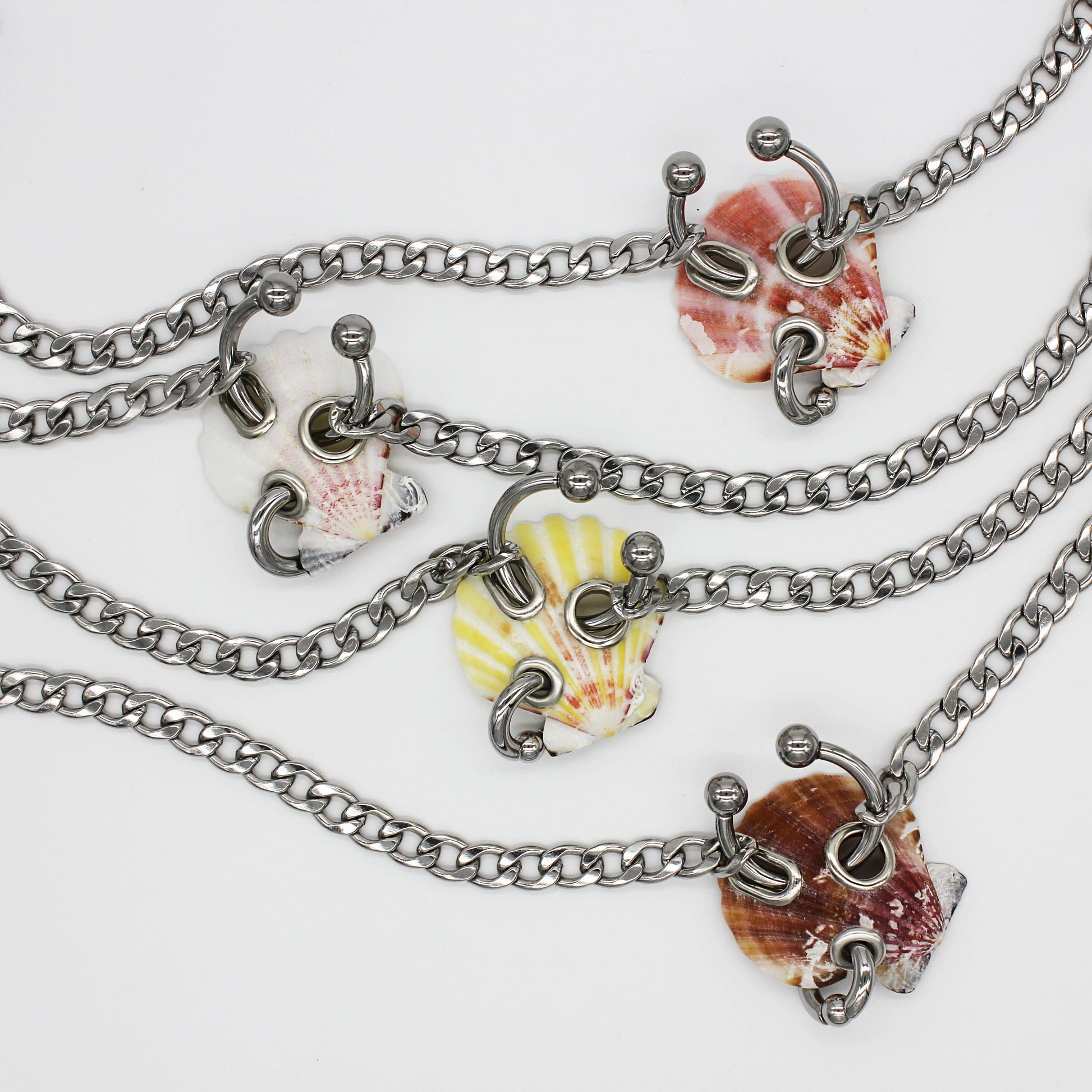 Pierced Shell Necklace-Corrina Goutos-APOC STORE