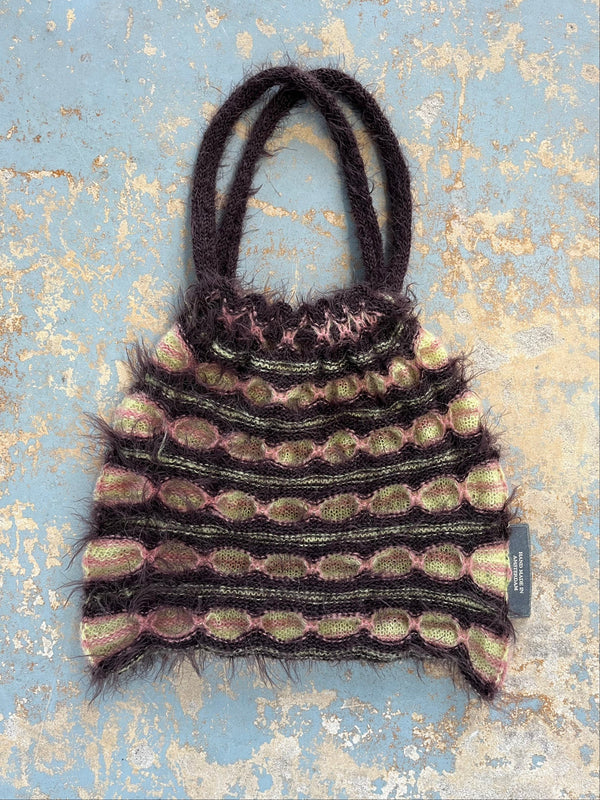 Reversible Knitted Bag Pink-deparel-APOC STORE