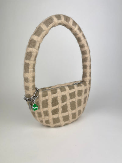 PLAID BAG #12 - Beige / Cream-Carboot-APOC STORE