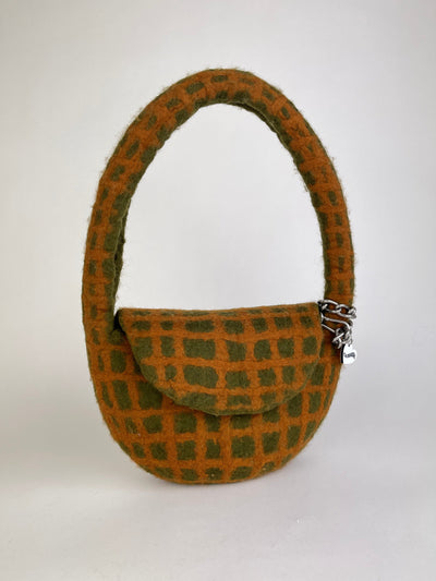 PLAID BAG #11 - Olive / Rust-Carboot-APOC STORE