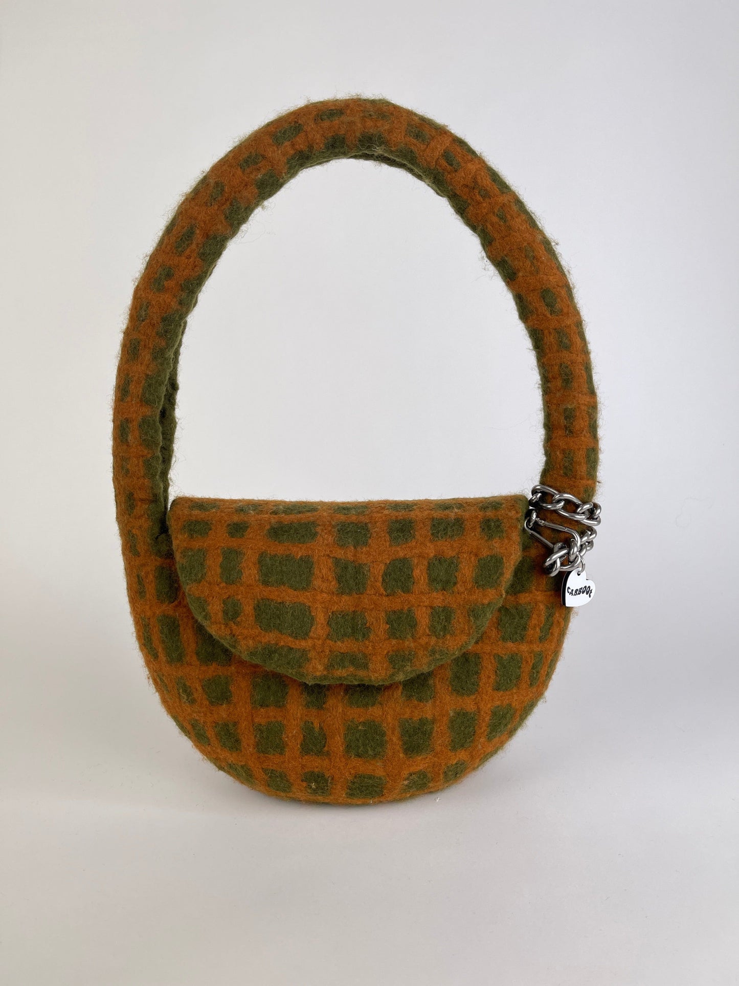 PLAID BAG #11 - Olive / Rust-Carboot-APOC STORE