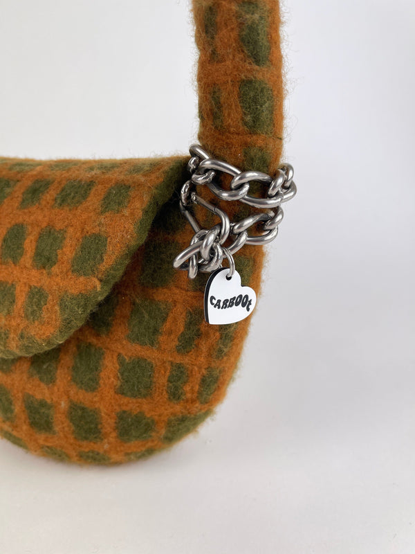 PLAID BAG #11 - Olive / Rust-Carboot-APOC STORE