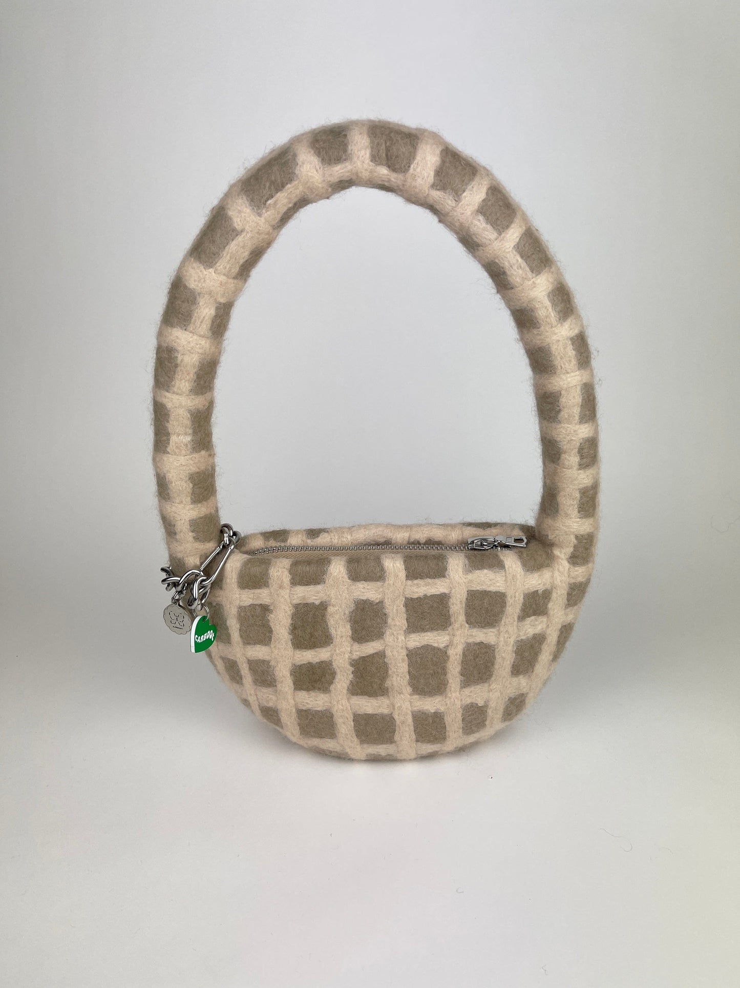 PLAID BAG #12 - Beige / Cream-Carboot-APOC STORE