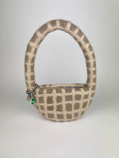 PLAID BAG #12 - Beige / Cream-Carboot-APOC STORE