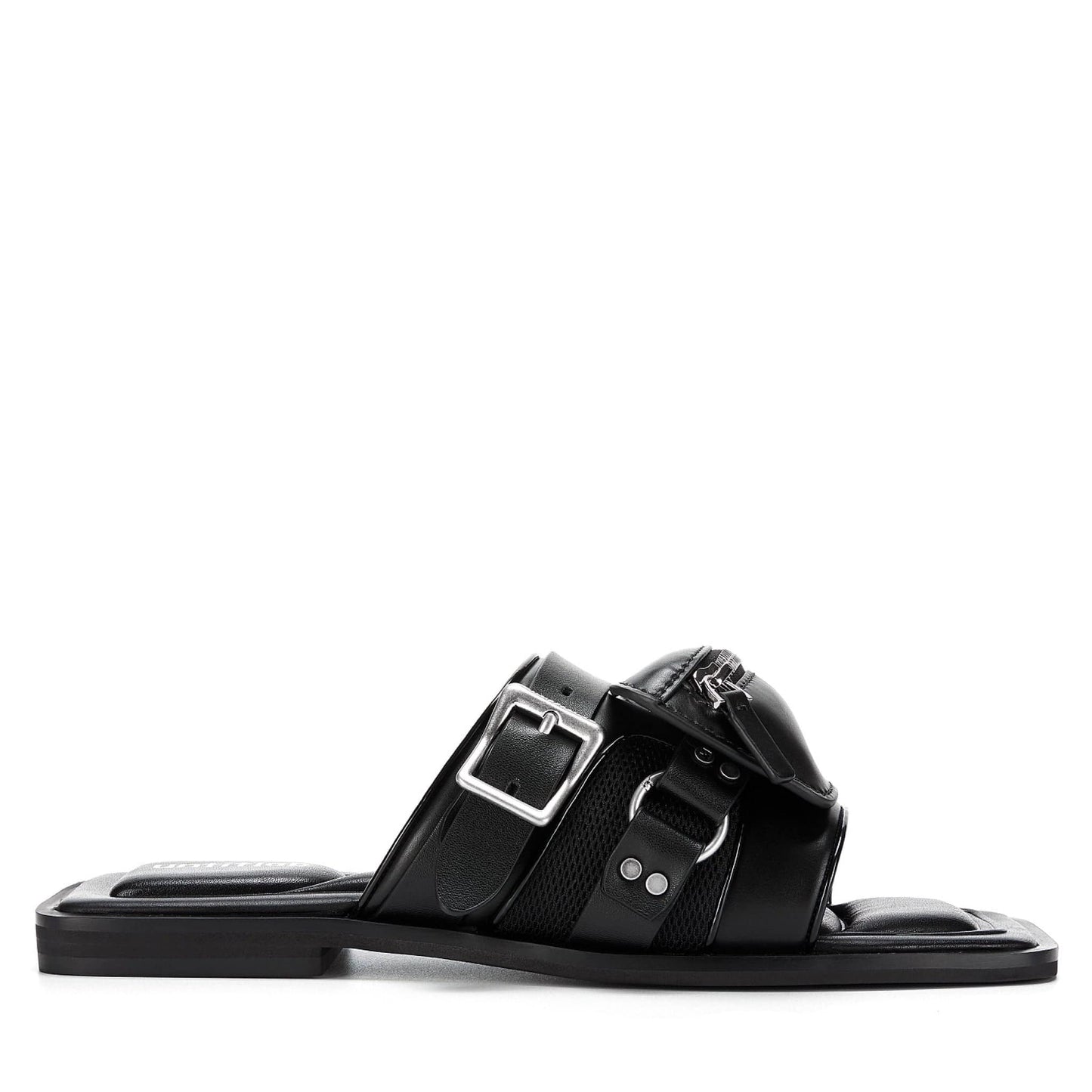 Reel Black Bag Belts Sandals-untitlab-APOC STORE