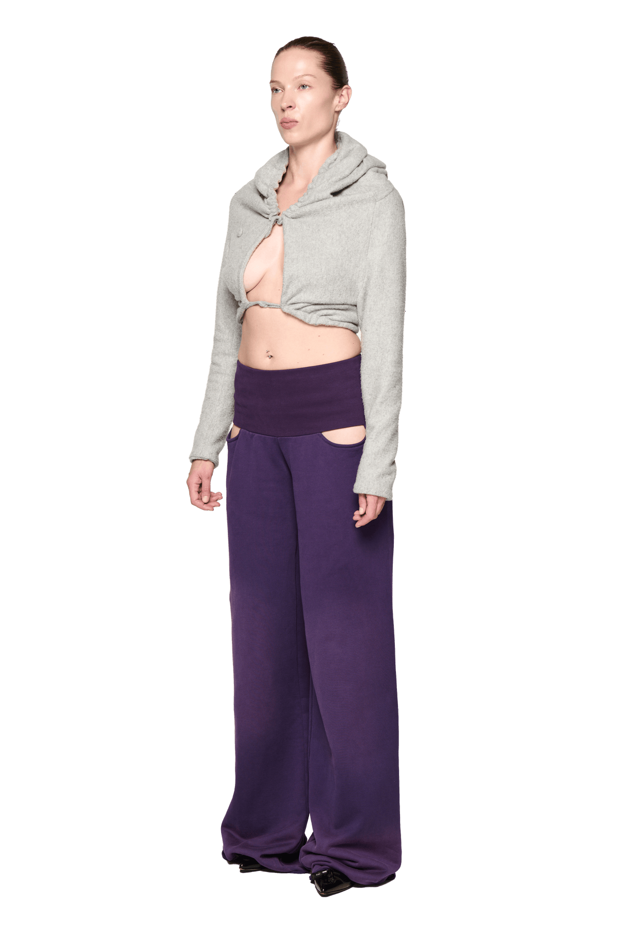 Bleached North Pant - Purple