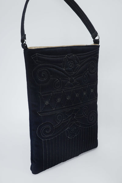 QUILTED COLUMN TOTE LARGE-Fior di Latte-APOC STORE