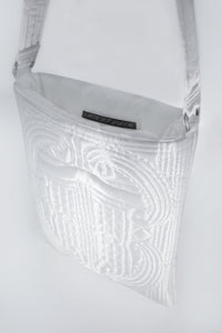 QUILTED DOOR TOTE WHITE-Fior di Latte-APOC STORE