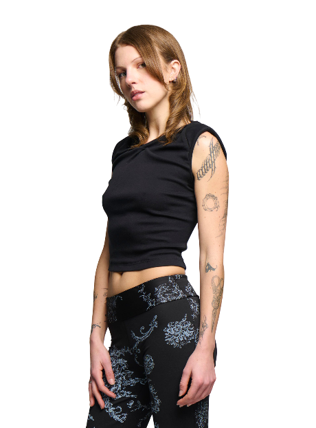 Twisted Baby T-Shirt - Black-Karlaidlaw-APOC STORE