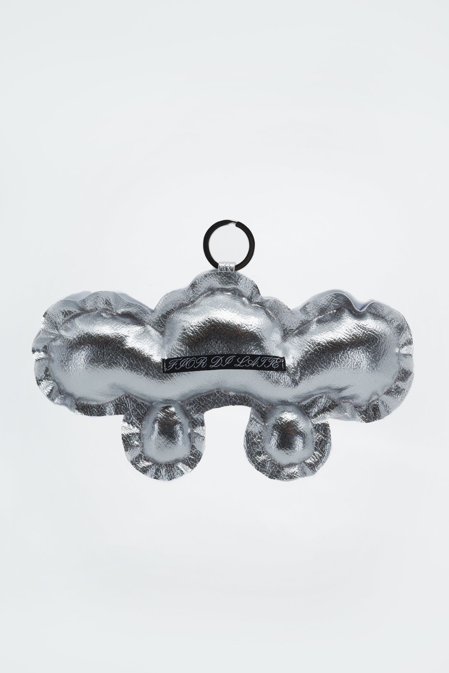 CORNER FLOWER KEYCHAIN SILVER-Fior di Latte-APOC STORE