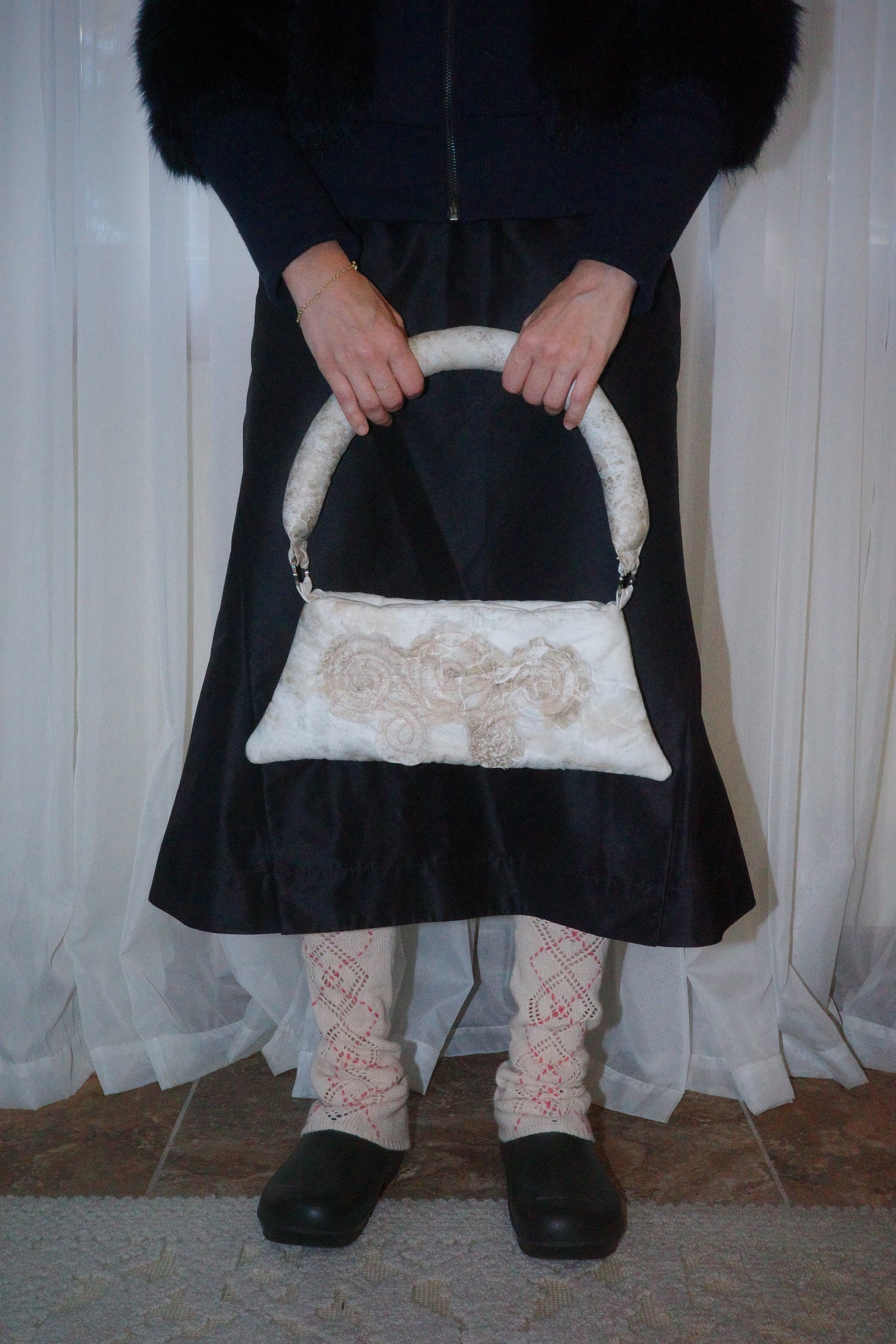 CORSO DEI MILLE BAG MARBLE-Fior di Latte-APOC STORE