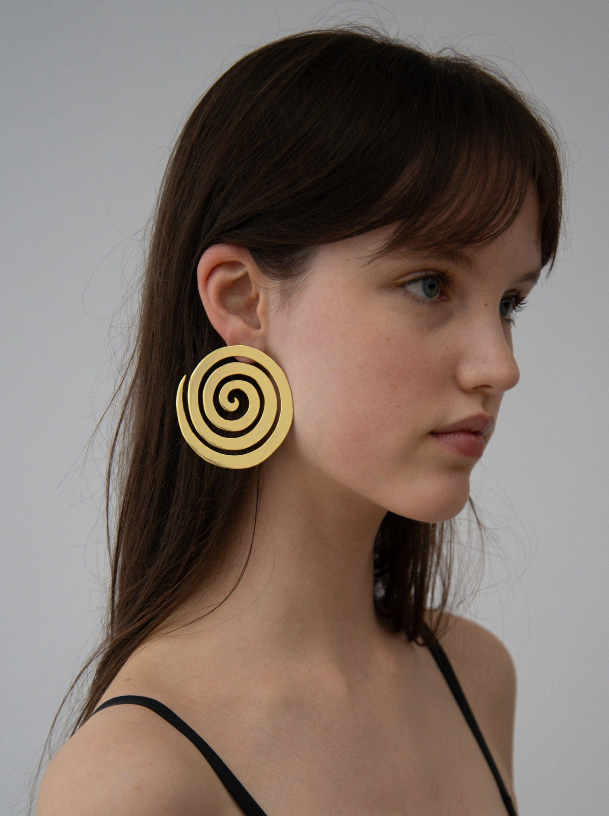 RAQUEL GOLD EARRINGS-EYLAND-APOC STORE