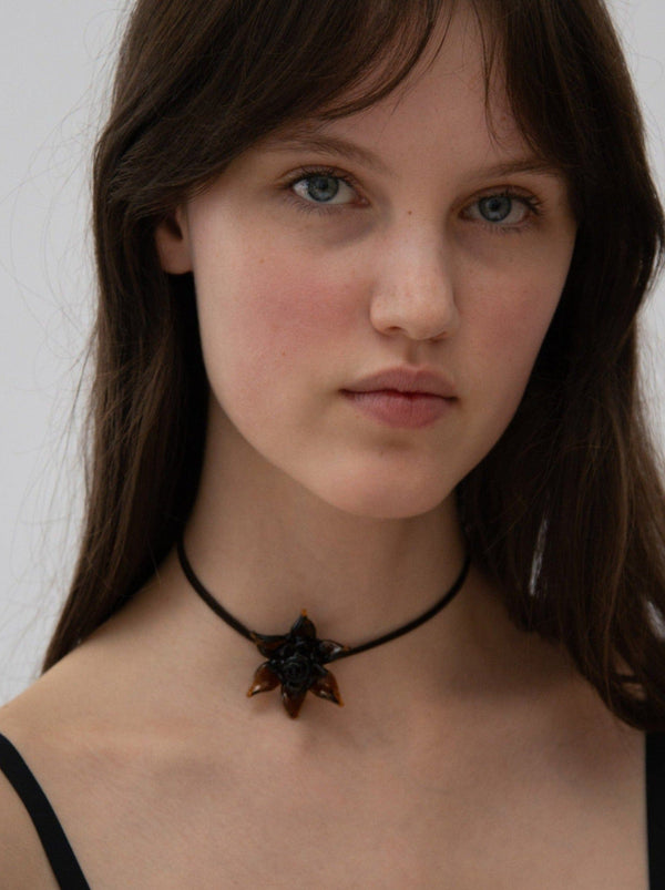 RINA NECKLACE BROWN-EYLAND-APOC STORE