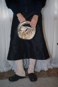 RIPPLE BAG GOLD-Fior di Latte-APOC STORE