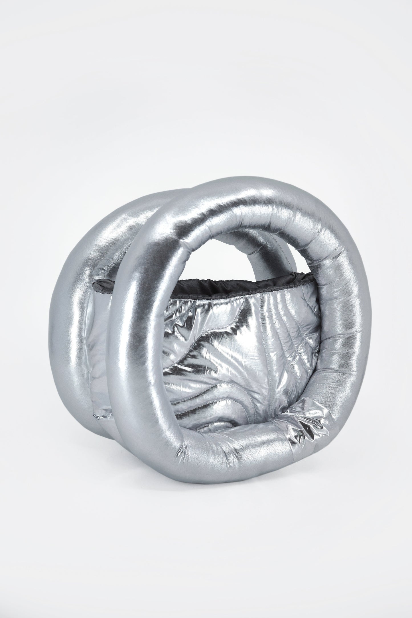 RIPPLE BAG SILVER-Fior di Latte-APOC STORE